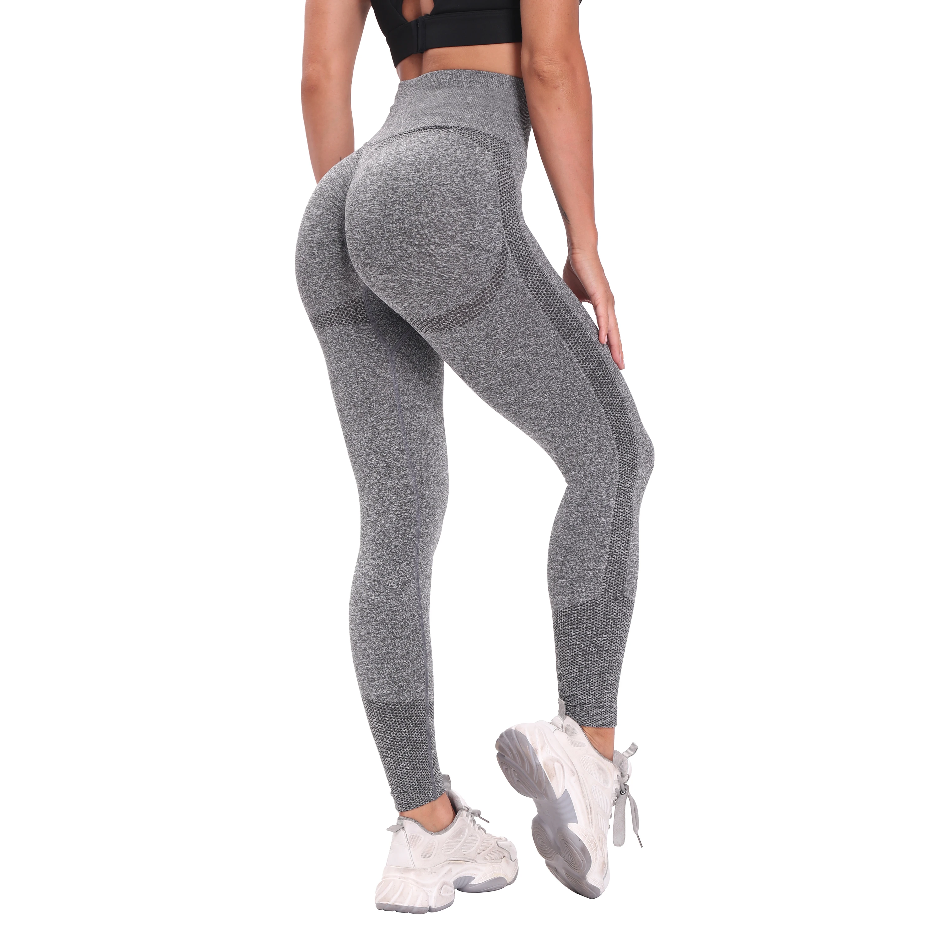 Dreamluna Wholesale Private Label Fitness Yoga Wear Workout Seamless  High-waist Hip-lifting Yoga Cropped Pants For Women - Buy Yoga Pants,Dreamluna  S9113 Women's High Waist Yoga Pants Fit Leggings Thigh Stripes Gym Leggings, Yoga