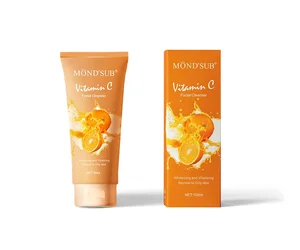 Skin Care Vegan Vitamin C Facial Wash Best Organic Whitening Face Cleanser
