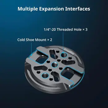 For SMALLRIG 5155 Smartphone Filming Kit 1/4"-20 Threaded Hole Magnetic Phone Mount Cold Shoe for DJI Mic Ball-Head Selfie detail image