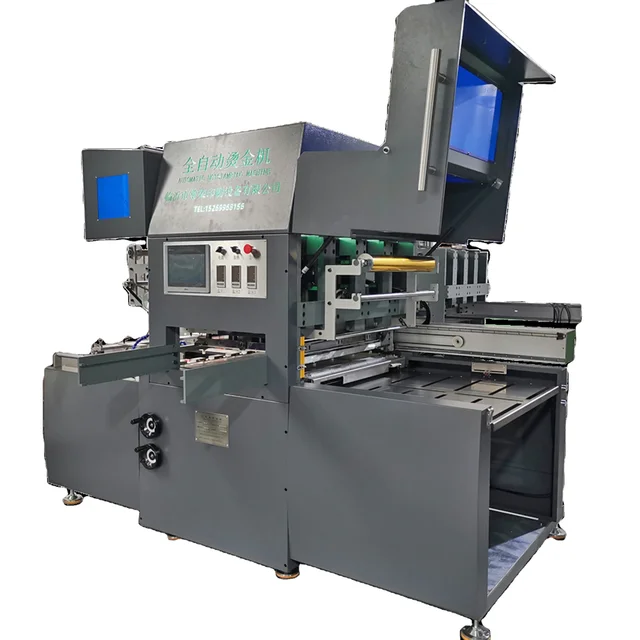 Fully Automatic Paper Die Cutting Creasing And Hot Foil Stamping Machine