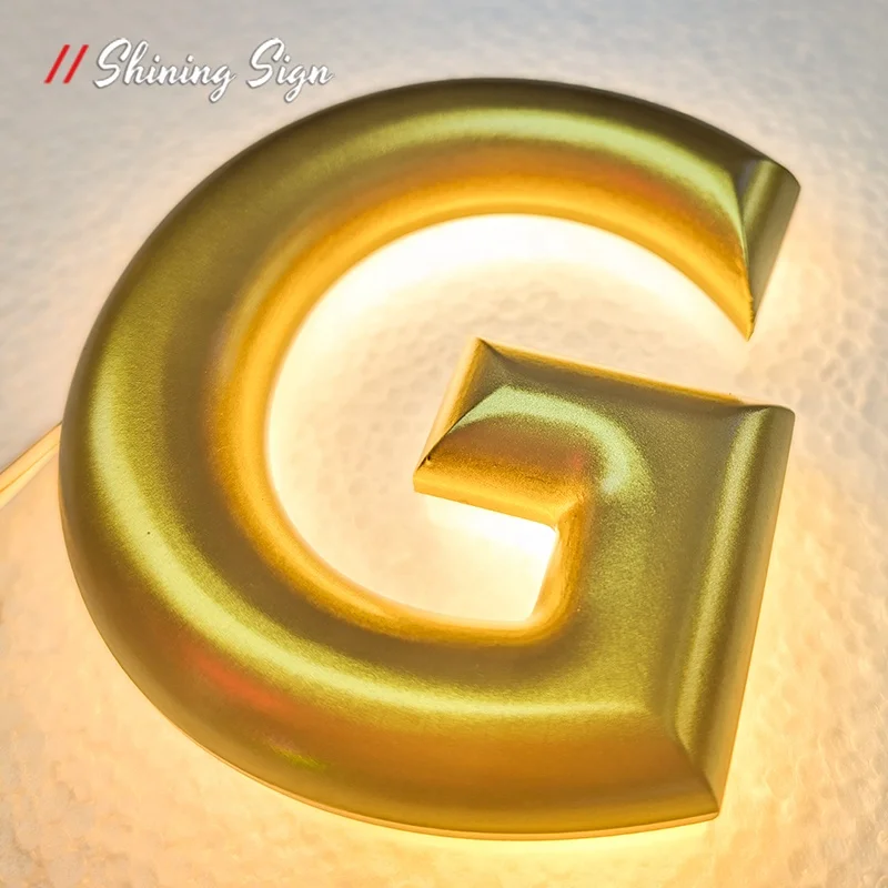 Shining Sign Factory Custom Retail Signs Metal Relief Blister 3D ...