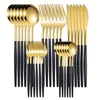 Gold black 30 piece set