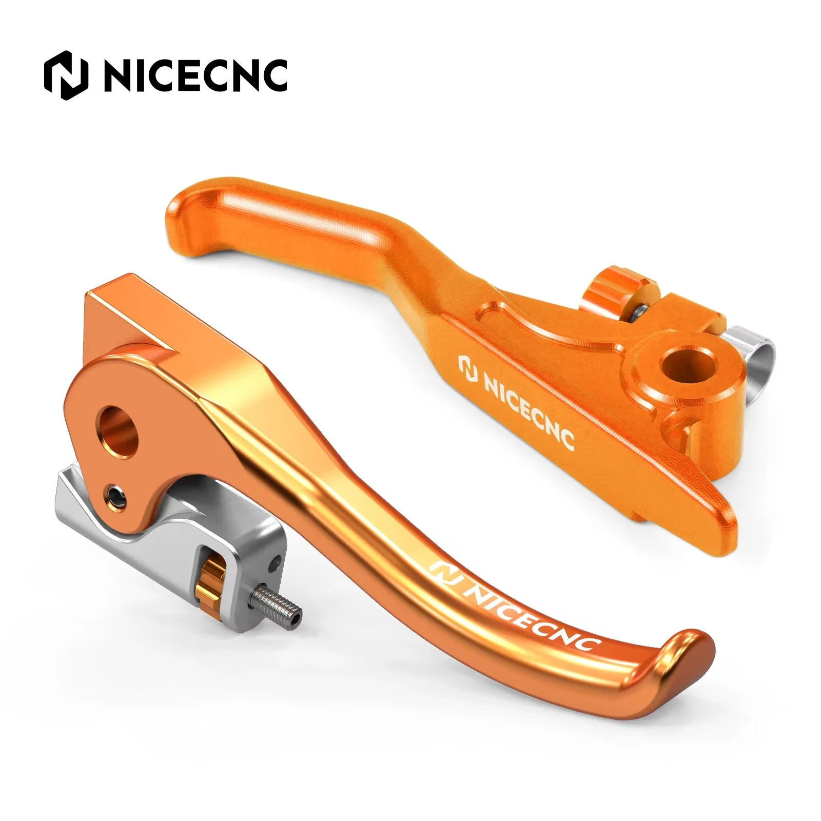 NiceCNC Short Brake & Clutch Lever Set – Green Anodized For Kawasaki KDX/KX Models