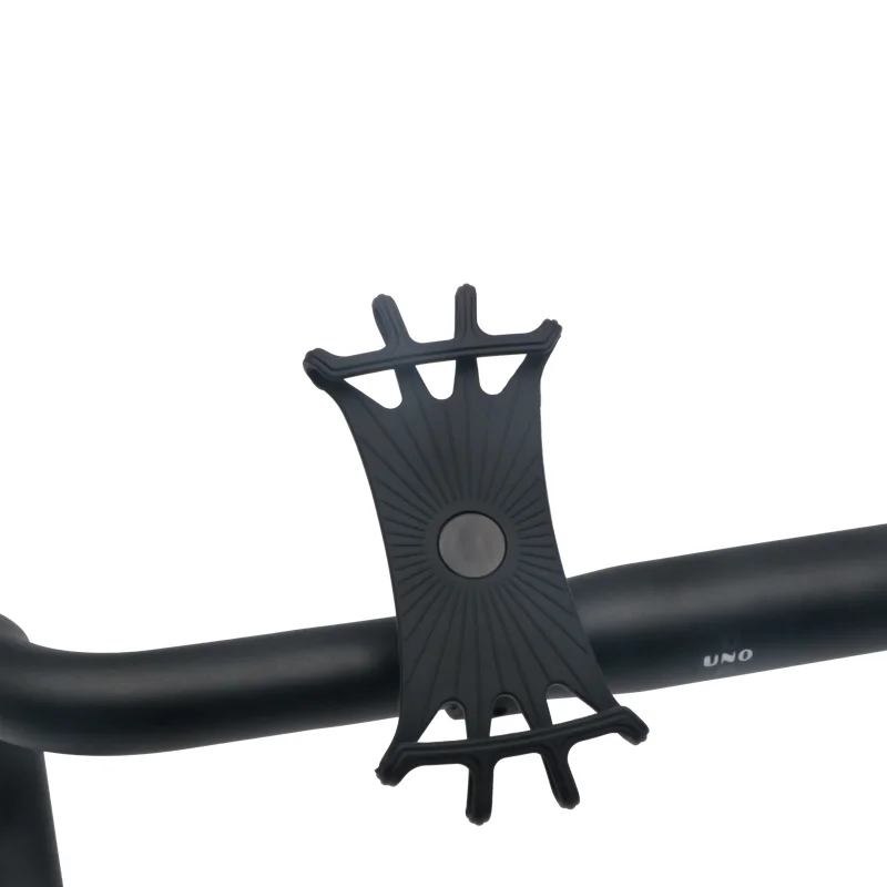 RIDERACE Silicone Bicycle Phone Holder Motorcycle Phones Mobile Handlebar Bracket Cycling Phone Stand GPS Mount for 4-6.5 Inch