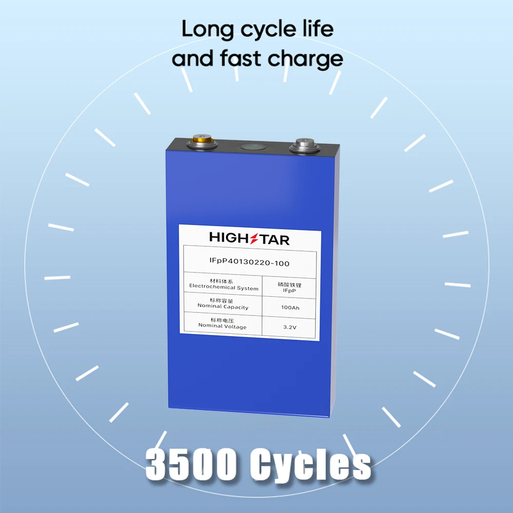 HIGHSTAR 3.2v Lifepo4 Battery Cell Lfp Prismatic 100Ah 70ah 105ah 200Ah for Car EV Lithium Battery