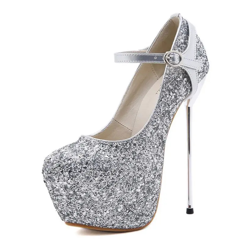 Zapatos Clásicos De Plataforma De Lentejuelas Para Mujer,Tacones Altos  Superfinos Sexys De Pu,De Punta Redonda,Para Fiesta,Verano,2021 - Buy De  Fiesta,Zapatos De Tacones Altos,Zapatos De Mujer Zapatos Product on  Alibaba.com