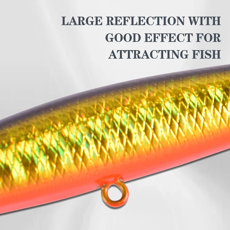 Floating Popper Lure Japan Hard Fishing Lures 3D Fish Eyes Fishing Pencil Bait Fishing Accessories Stick Bait Hard Lures Factory