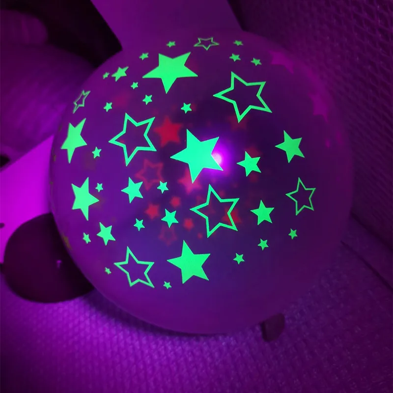 Glow in the Dark Neon Party Balloons for UV Blacklight Events