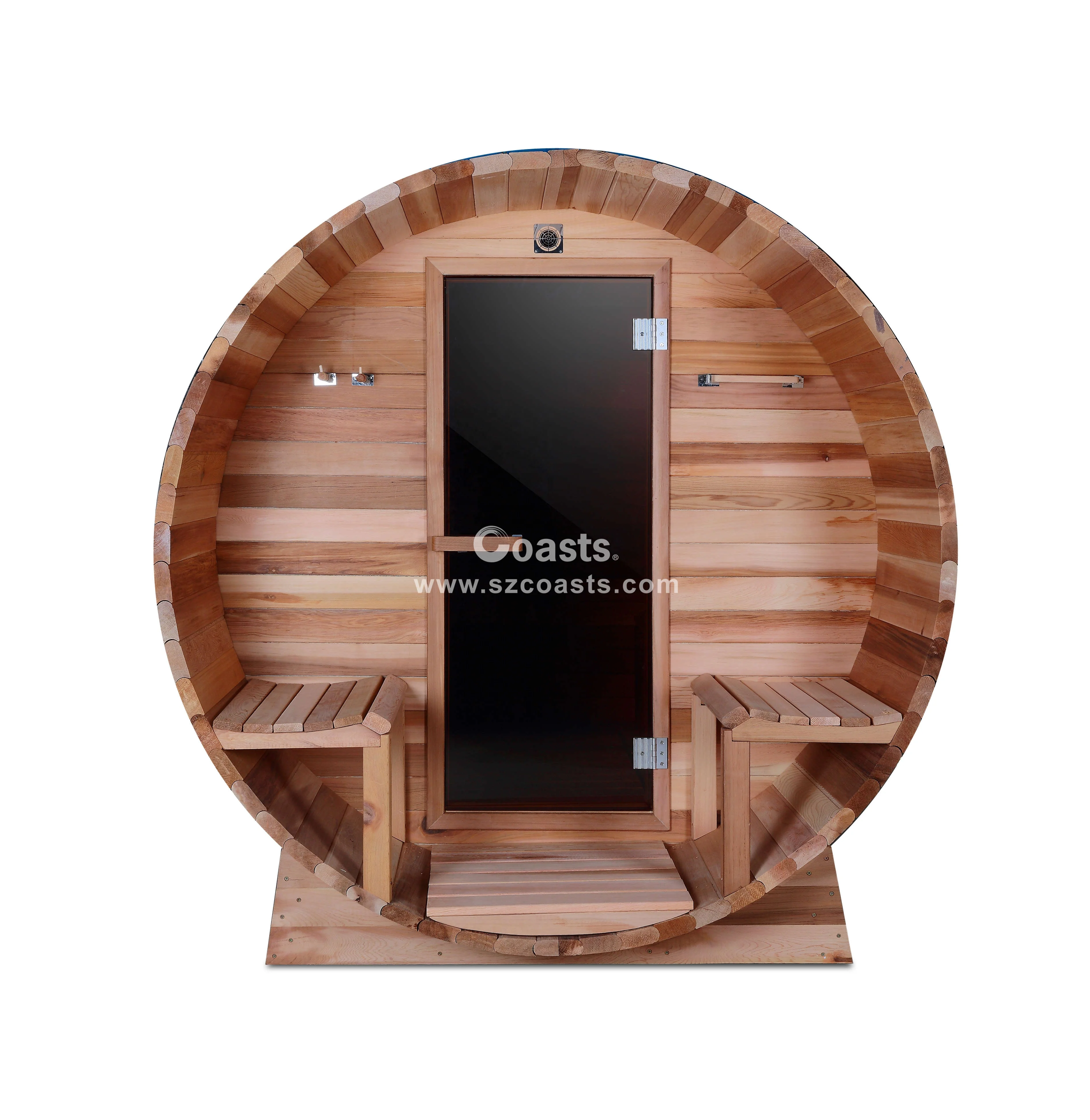 2018 Factory New Design Beat Selling Wooden Sauna Panoramic Barrel Sauna