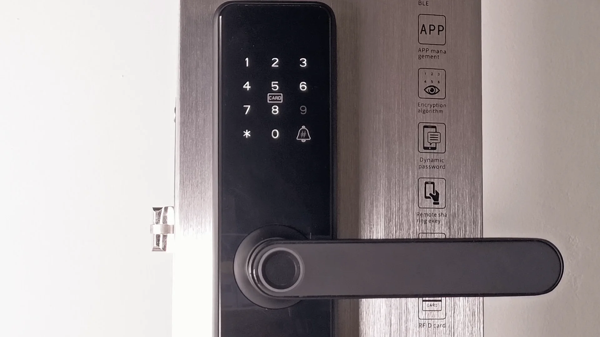 Wholesale Price Tuya Smart Biometric Fingerprint Scanner Digital Safe Keyless Entry System Door