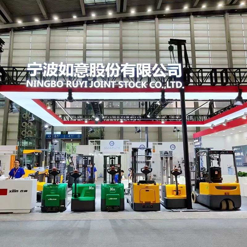 Xilin AC Driving Pallet Stacker System Maintenance Friendly Electric Walkie Stacker Forklift With Large Storage Battery