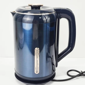 China Small Kitchen & Home Appliances Double Layers 1500w 1.8L Electric Kettle Thermos #304 Stainless Steel with LED Display