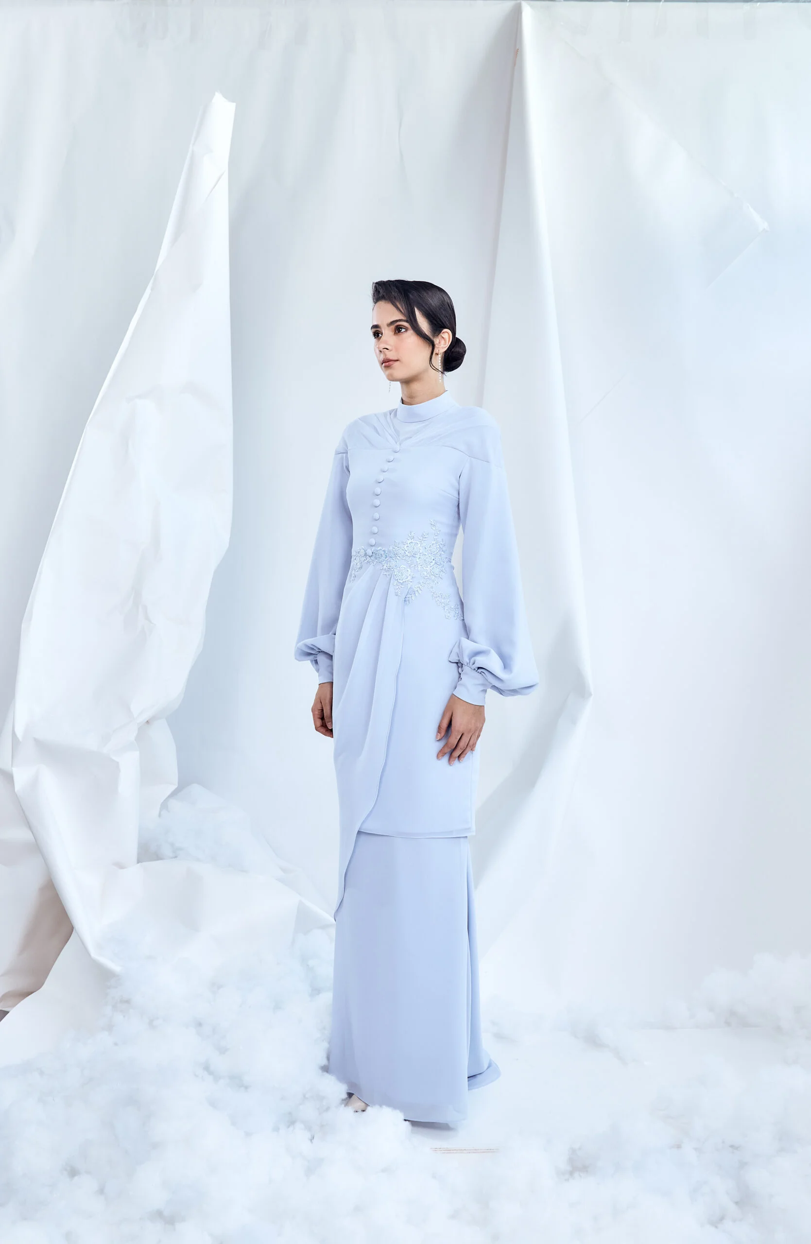 evening dress malaysia Starlight Glitter Maxi Dinner Dress – nichii (Malaysia)