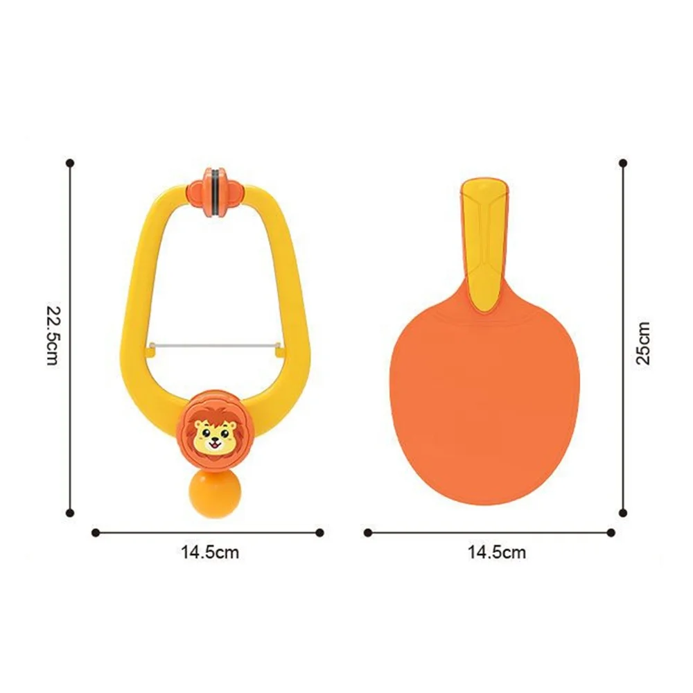 Indoor Hanging Table Tennis Trainer Ping Pang Adjustable Height Parent-Child Interaction Cartoon Table Tennis Entertainment Toy
