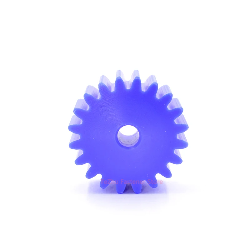 engrenage Engrenage droit en Nylon bleu, 1 Module, avec pas de 1M 42T 45T 18T 50T engrenage Engrenage droit en Nylon bleu, 1 Module, avec pas de 1M 42T 45T 18T 50T