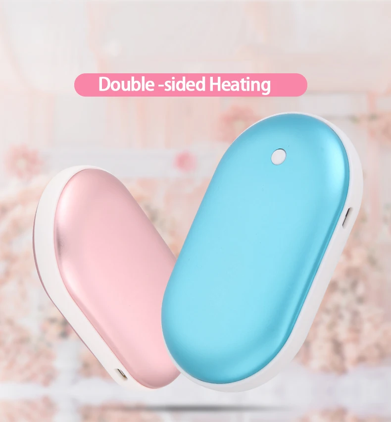 Высокое качество низкая цена USB перезаряжаемая грелка для рук многоразовая электрическая грелка для рук с мобильным внешним аккумулятором