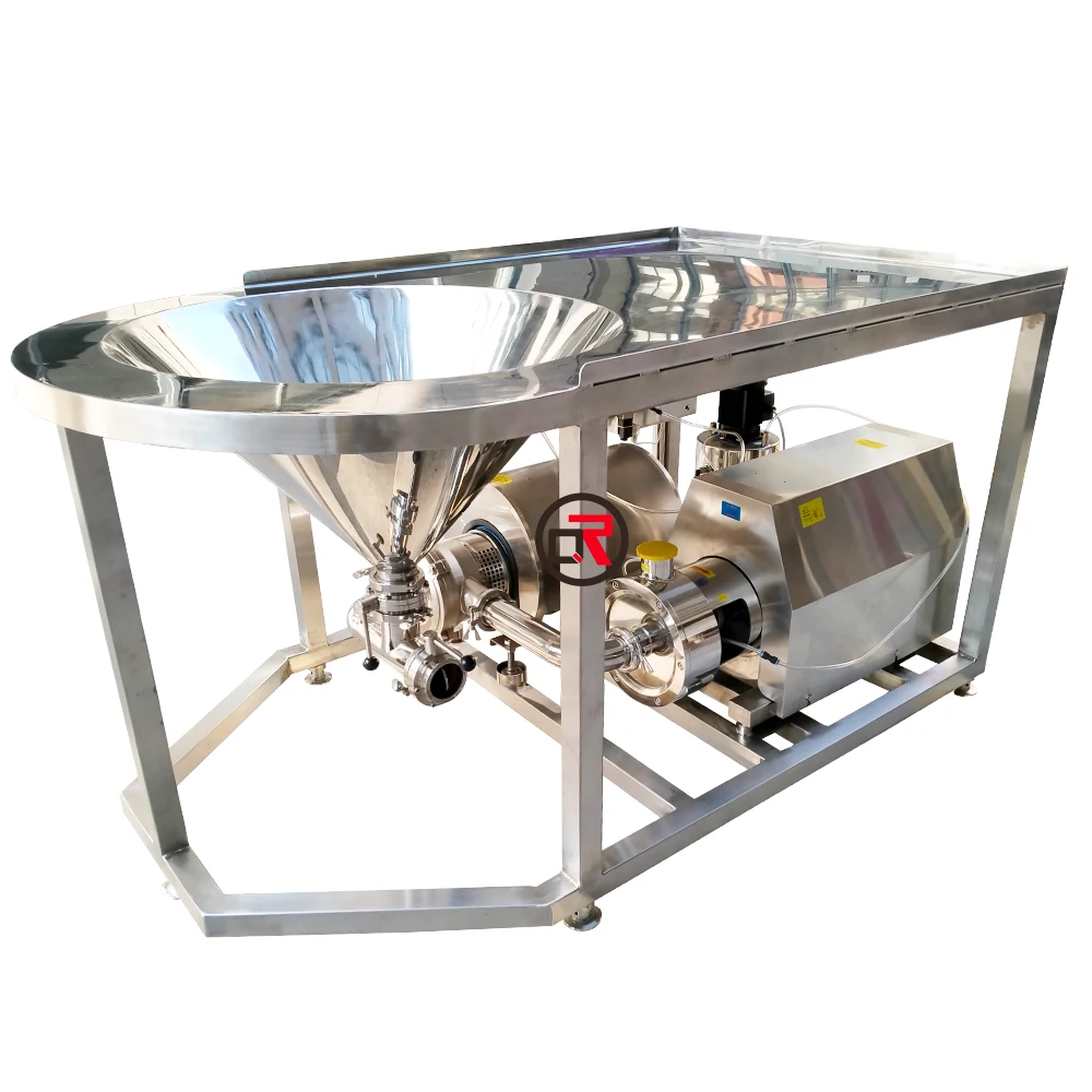 Industrial High Efficient Liquid Powder Blender Mixer Emulsifier Homogenizer for Cosmetic