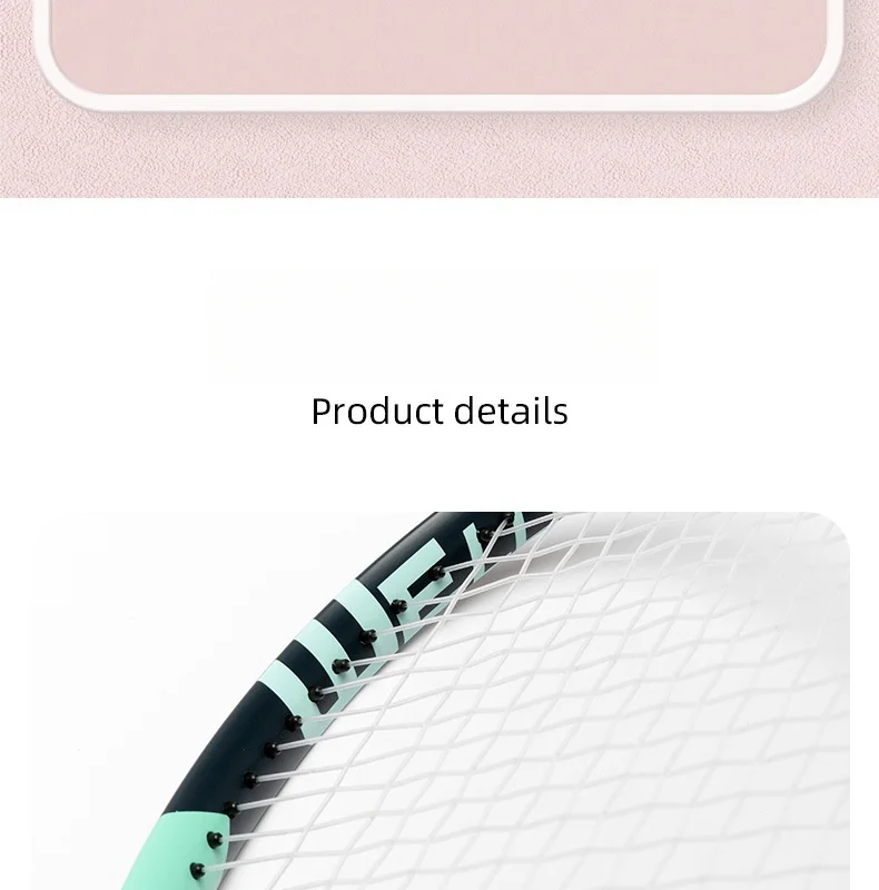 Tennis Racket for Adult Training Nylon Net Tennis Paddle With EVA Grip and Aluminum Frame supplier