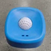 Blue bowl white ball