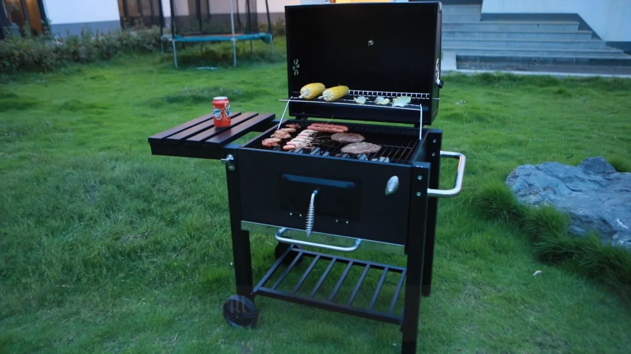 Top Quality Outdoor Grills Portable Bbq Home Garden Metal Bbq Square