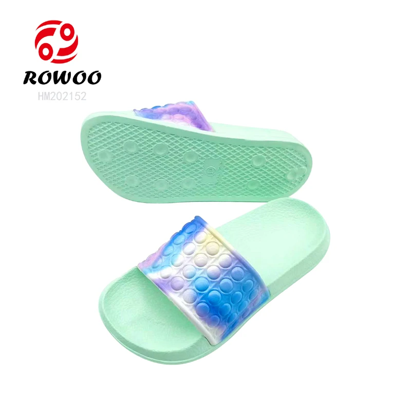 Customized New Design Open Toe  Slide Sandals Indoor Slipper Home Sleepers Ladies Flat Other Sandals slippers for Women