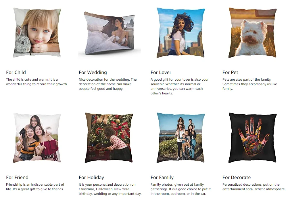 Factory Custom Throw Pillow Covers Linen Polyester Cotton Digital