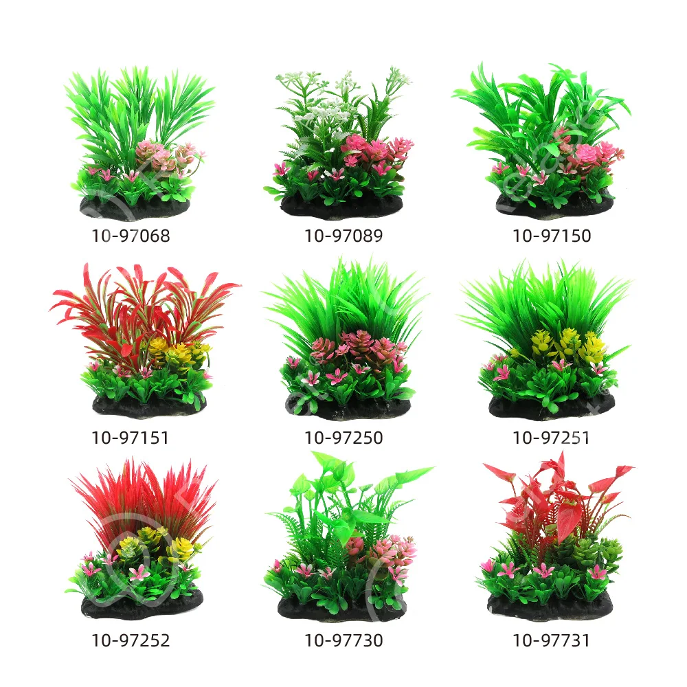 Wholesale Aquarium Plastic Plants Grass Artificial Plastic Water Plant