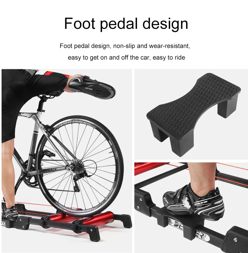 Indoor Cycle Riding Platform Home Roller Trainer Aluminum Alloy Foldable Fitness Exercise Training Bike Roller stand