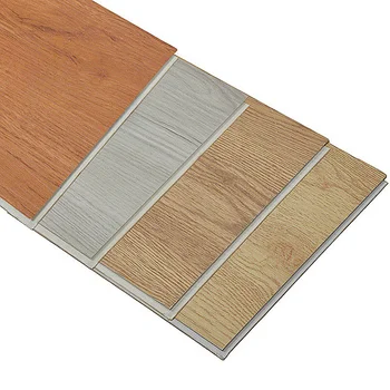 luxury Rigid Core Vinyl Floor Plank Waterproof wooden plastic herringbone PVC Click Spc Flooring