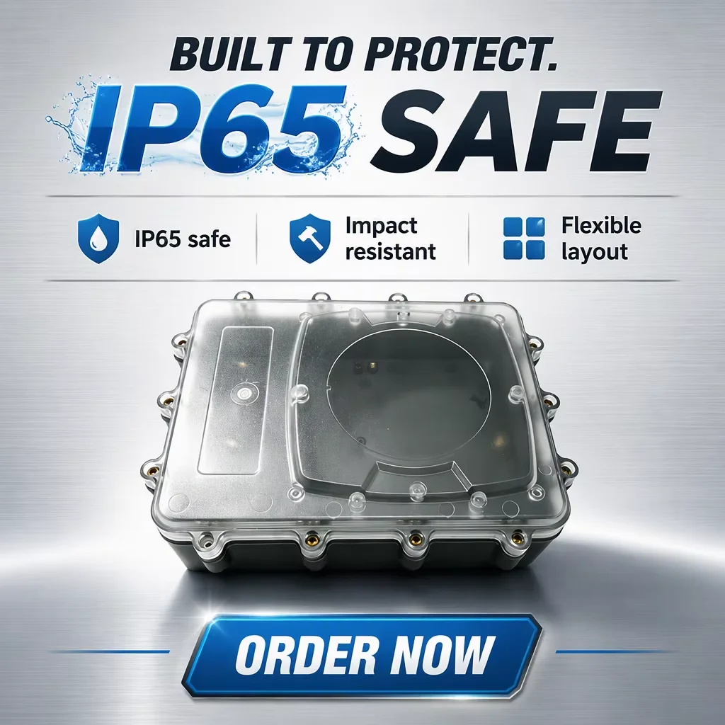 IP65 Waterproof Plastic Junction Box for Outdoor Communication