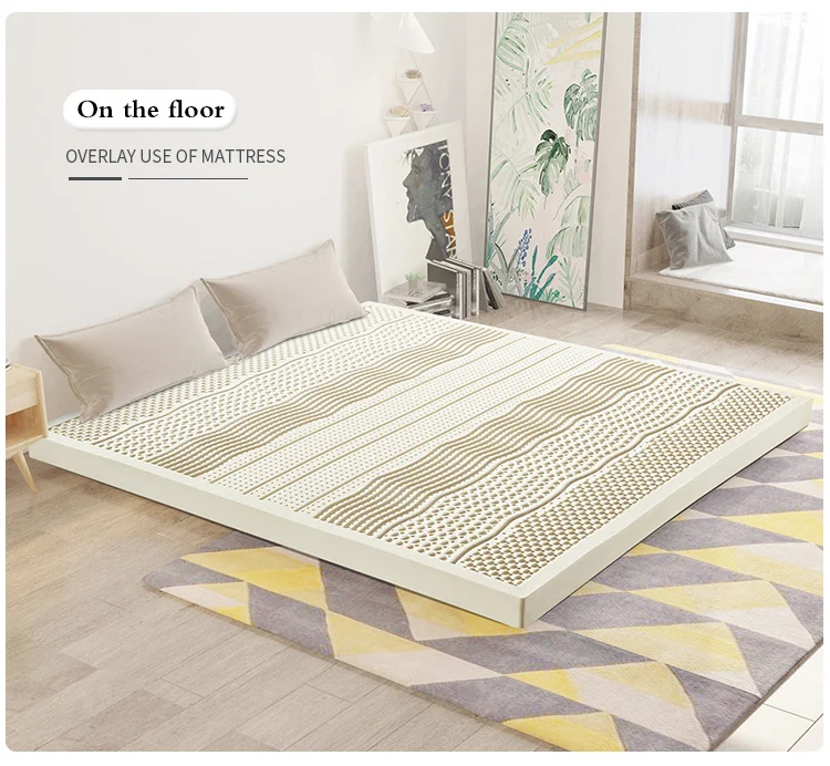 Organic 100 Natural Latex Mattresses Topper Cotton Sleep Therapy Latex