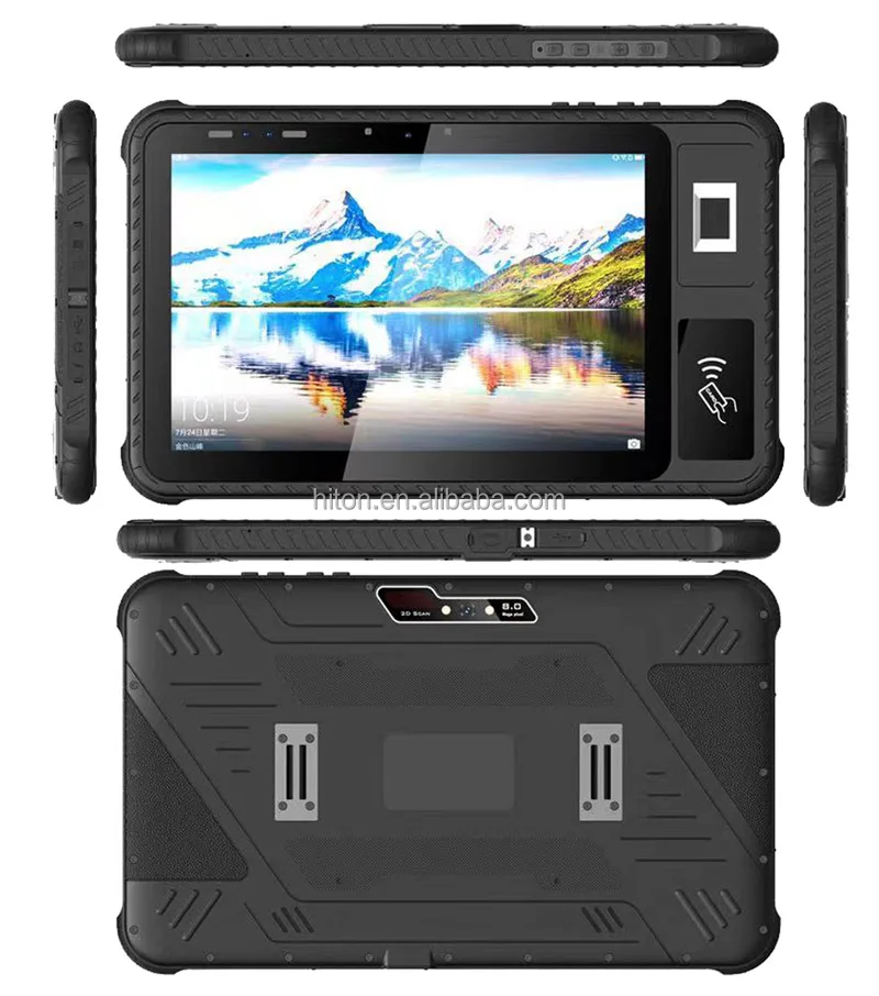 Cheapest Factory 10 inch MTK6765 Octa-core Data Collector 4G Android11 Touch Pad IP65 Rugged Tablet PC with NFC&RJ45 Lan Port