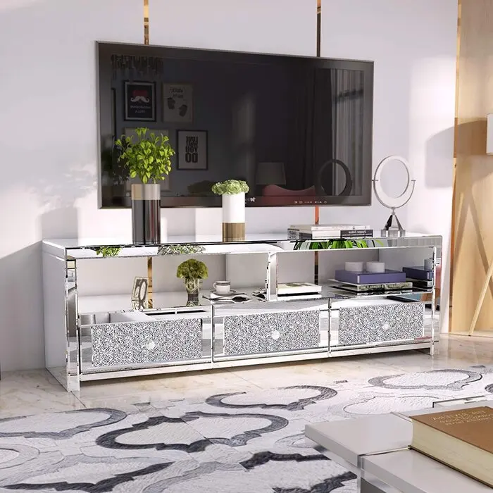 Crystal deals tv unit