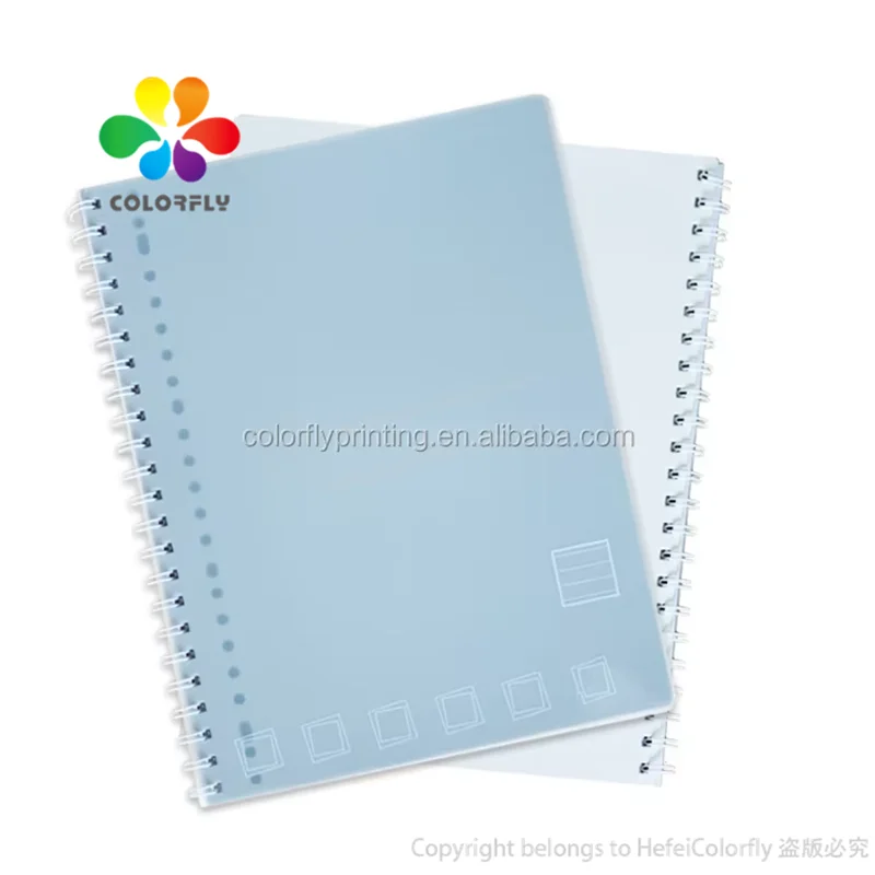 Exercise Book 96 Pages 17 X 22 cm Large Squares Polypropylene Cover Plastic Assorted Color