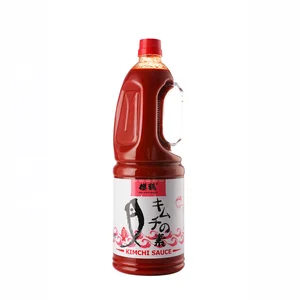 Asian Foods 1.8L Halal Kimchi Sauce Korean Flavor Cooking Sauce with Chili and Soybean Bottle Packaging