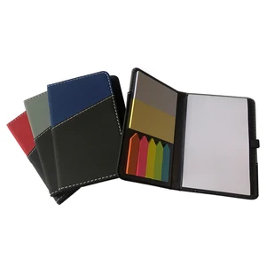 S3801 Eco-Friendly School Supply Stationery Memopad for FSC Paper Sticky Notes RPET Cover Hardcover Style Sticky Note Stationery