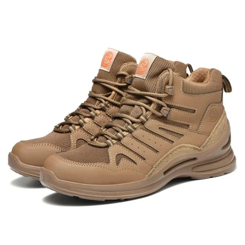 Israel Quality Steel Toe Work Boots Cheap Mid Cut Factory Appliion for Autumn and Winter Seasons