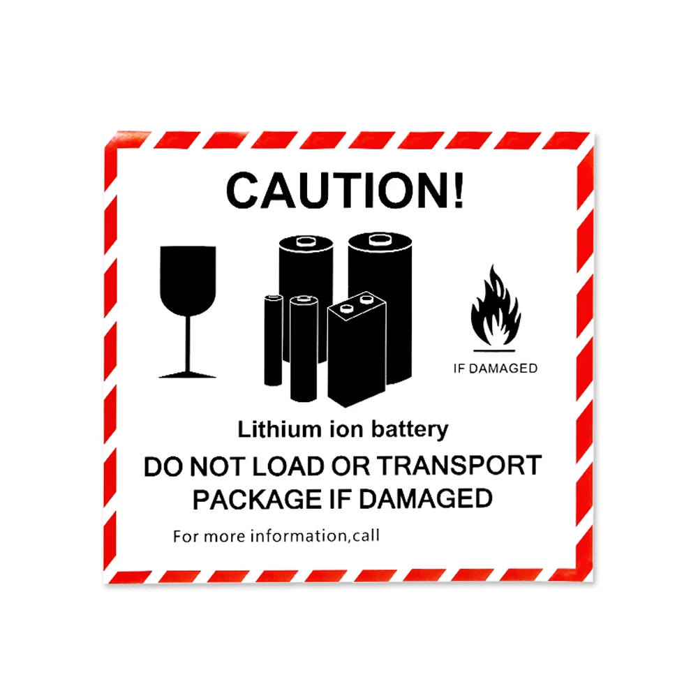 ProLine Etichette Per Spedizione Batterie Al Litio UN3481 – 500 Pz Per Rotolo