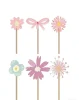 pink  cake topper*12pcs