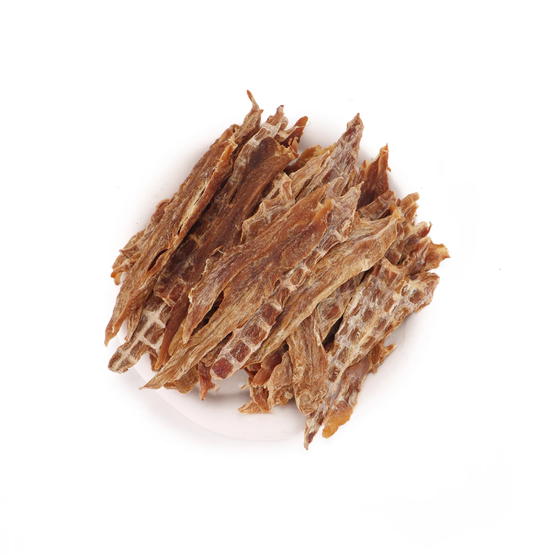 Pet Handmade Dried Duck Meat Dog Jerky Snacks Pure Duck Meat Additives 1kg for Adult Dogs Zhejiang Skin Coat Health 1 Year details
