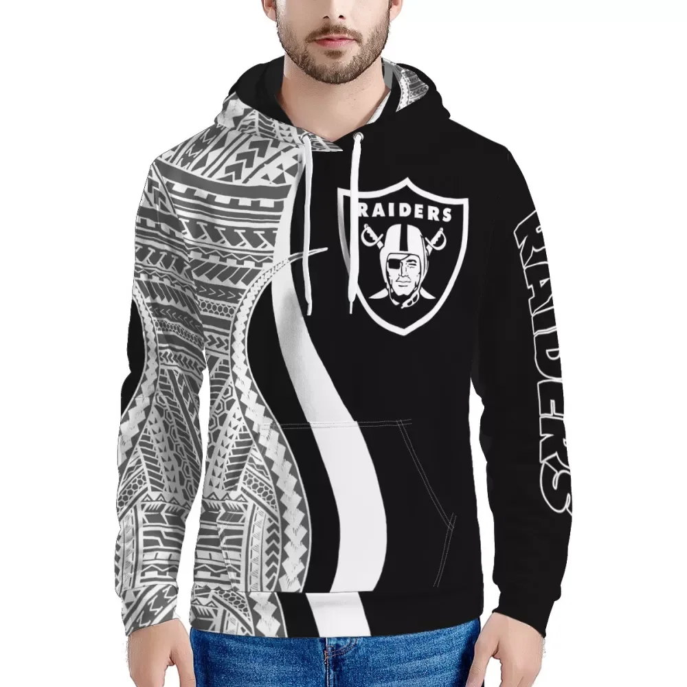 NFL Womens Hoodie Grey Amercian Football