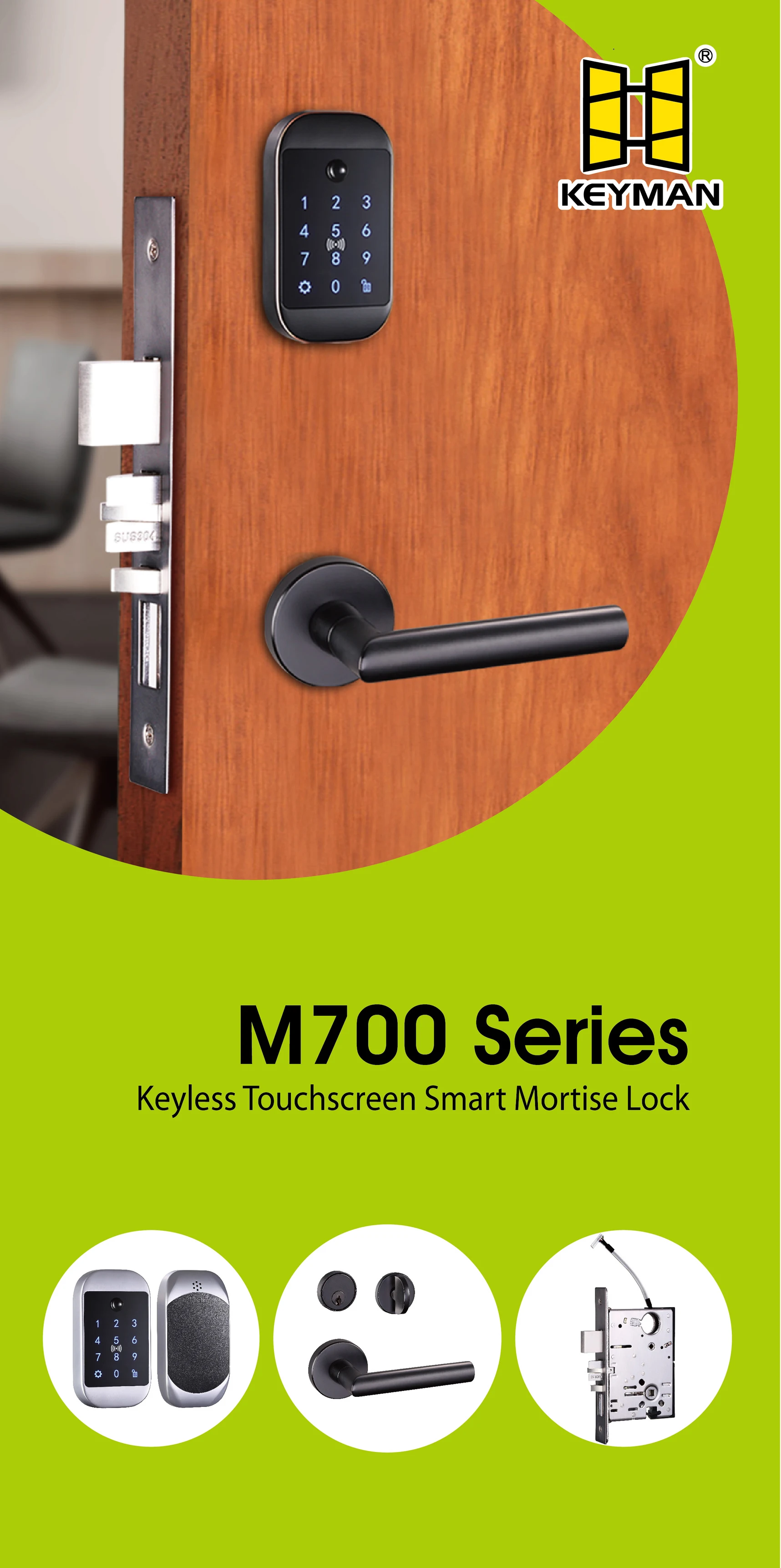 Keyman Fire Rated Electronic Lock American Solenoid Lock Electrified