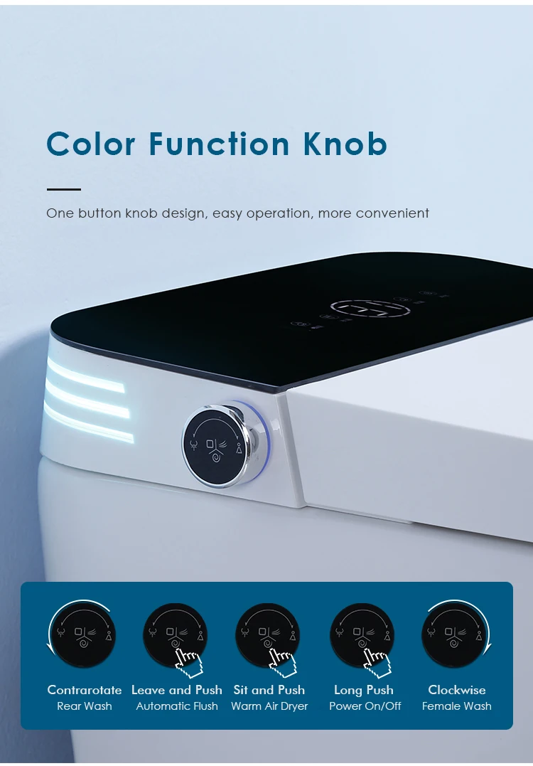 Modern Smart Toilet Intelligent Automatic Sensor Flushing Intelligent ...