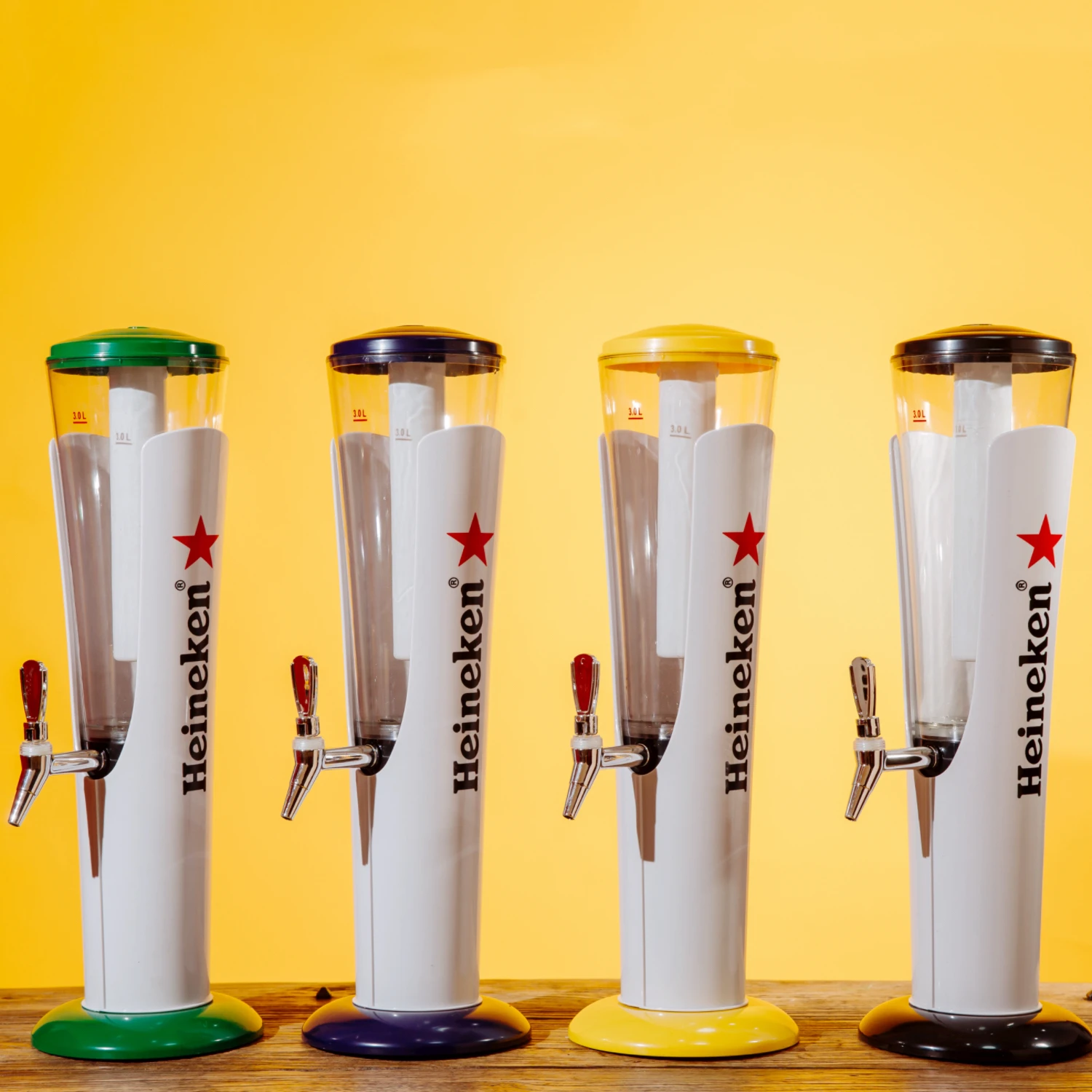 Automatic Beer Dispenser Tower with LED Light Juice Cooler