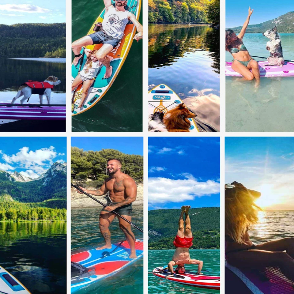 Paddle Gonflable antidérapante avec Accessoires