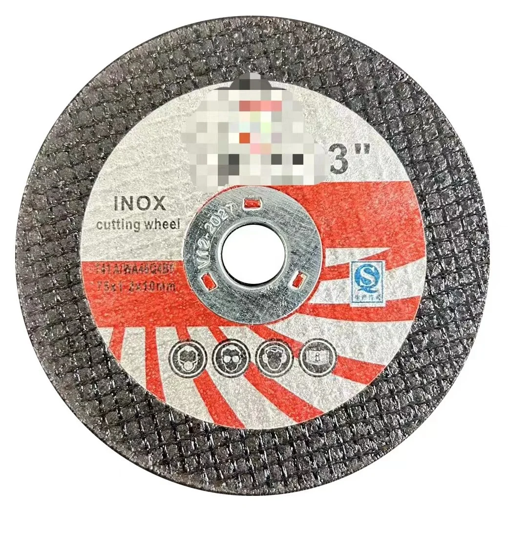 Сверхтонкое режущее колесо для металла и нержавеющей стали, 3 дюйма, 75x1,2x9,5 мм