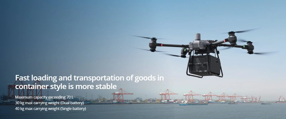 Flying Cart 30: Specialized Transport Drone for Intelligent, Large ...