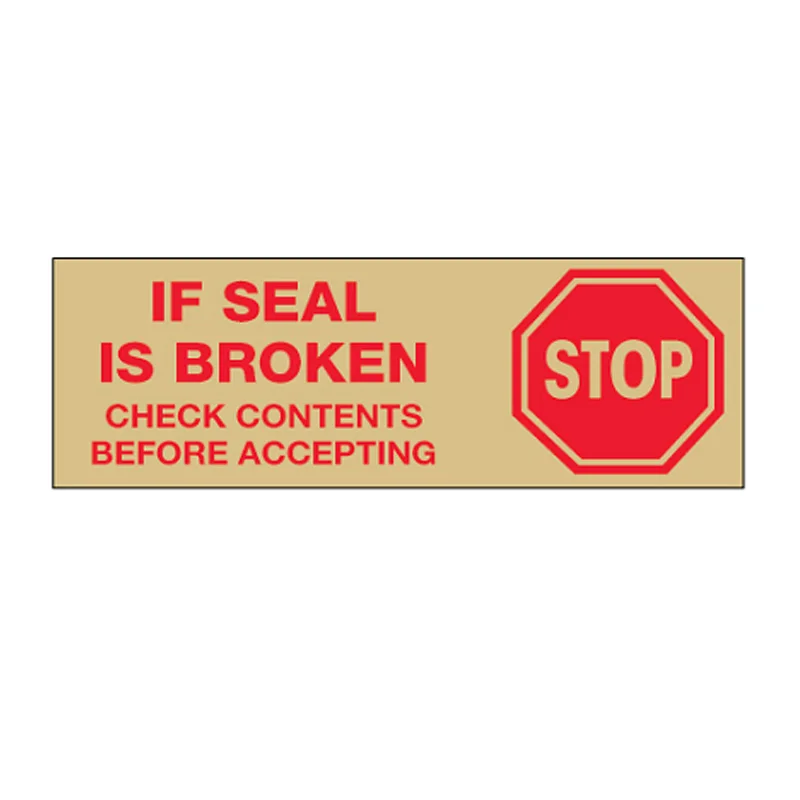 Hot Sale Custom Printed Warranty Void Do Not Accept if Seal Is Broken or Removed Label Stickers
