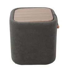 2025 Ottoman Custom Color Comfortable Style Pouf Ottoman Dressing Table Stool Home Furniture Modern