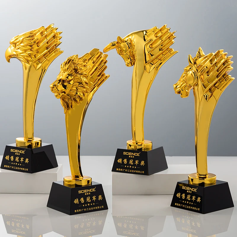 Factory wholesale custom new Crystal Annual Trophy manufacture